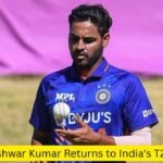 Bhuvneshwar Kumar Returns to India’s T20I Squad