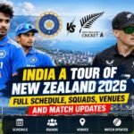 India A Tour of New Zealand 2026: Full Schedule, Squads, Venues and Match Updates
